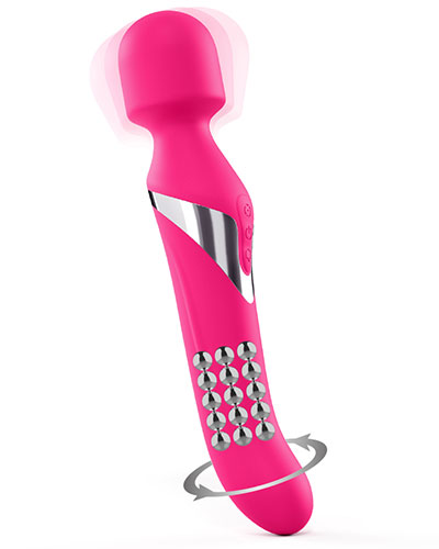 (Bild für) Dorcel DUAL ORGASMS Pink Doppelvibrator für G-Punkt und Klitoris