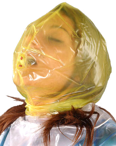(Bild für) Atem-Maske aus PVC mit Reißverschluß