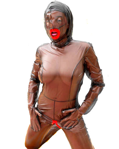 (Bild für) Doll-Catsuit aus PVC - der Anzug für die weibliche Plastikpuppe