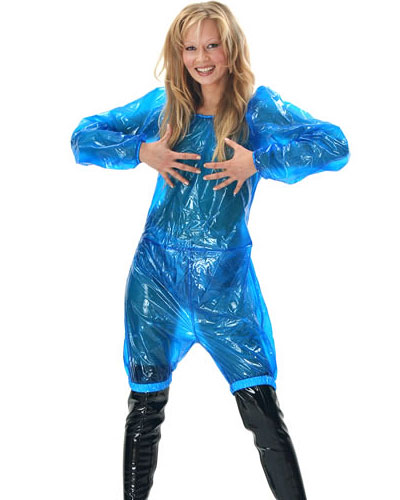 (Bild für) Kurzanzug aus PVC für Damen und Herren