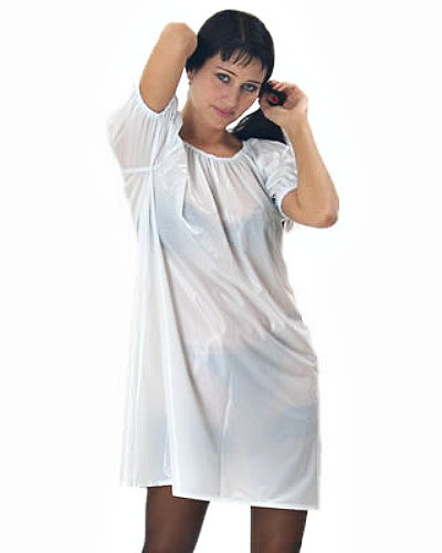 (Bild für) Knielanges Nachtkleid aus PVC - in Damen- und Herrengrößen