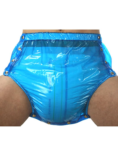 (Bild für) Geräumige Windelhose aus PVC mit Druckknöpfen für SIE und IHN