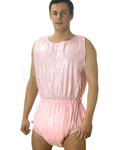 (Bild für) Windelhemdhose aus PVC mit Rüschen am Po