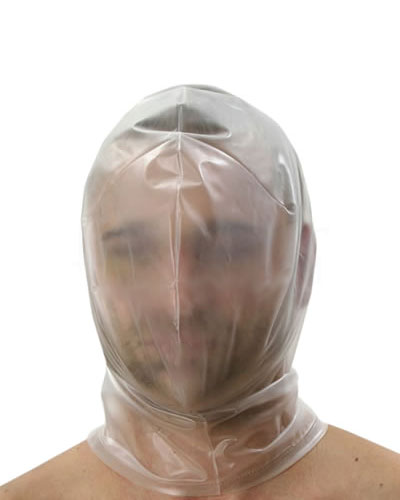 (Bild für) Atemhaube aus PVC mit Reißverschluß