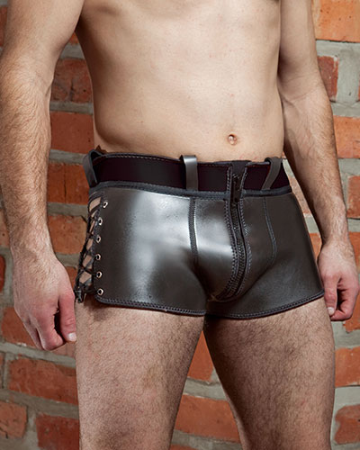 (Bild für) Neopren-Shorts mit RV und seitlichen Schnürungen