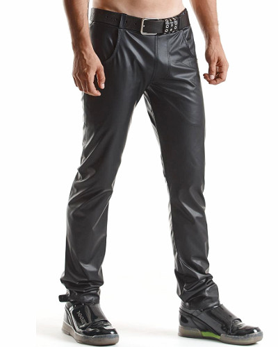 (Bild für) Herrenhose aus mattem Wetlook von Regnes Fetish Planet