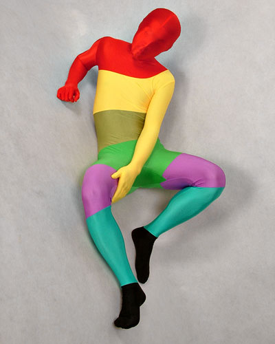 (Bild für) Zenshin Tights-Anzug Regenbogen