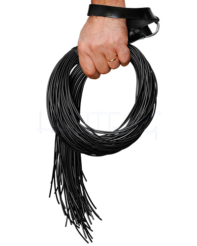 (Bild für) Flogger mit PVC-Riemen - mit 48 oder 72 Strängen