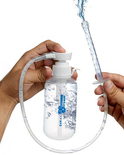 (Bild für) CleanStream Analdusch-Set mit Pumpflasche