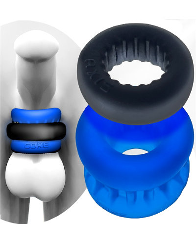 (Bild für) Oxballs ULTRACORE - Core Ballstretcher + Axis Ring - Blue Ice