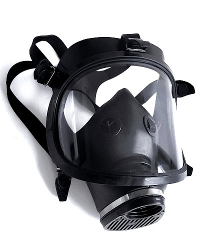 (Bild für) Fire Brigade Gas Mask aus synthetischem Gummi
