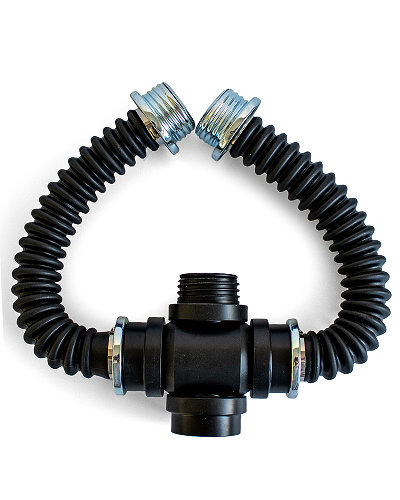 (Bild für) Cross Adapter mit Schläuchen für RD40-Gasmasken