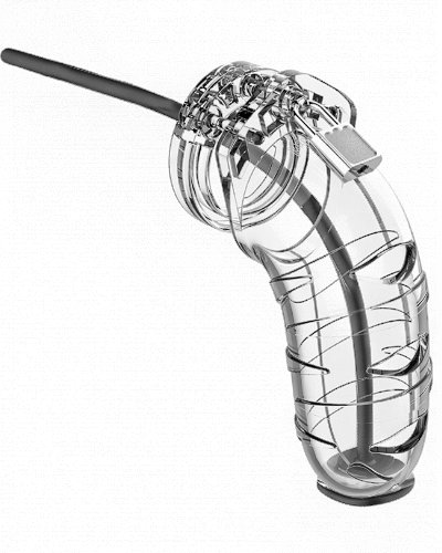 (Bild für) ManCage Model 15 Keuschheitskäfig mit flexiblem Dilatator - 3.5" / 9 cm