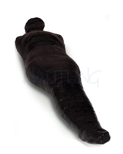 (Bild für) Bondage-Folie - vorgespannt - schwarz - 300 m (0,13 €/M)