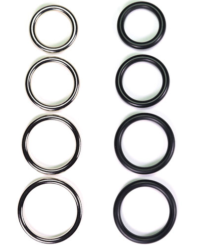 (Bild für) Cockring - 8 mm dick, Gummi oder Metall