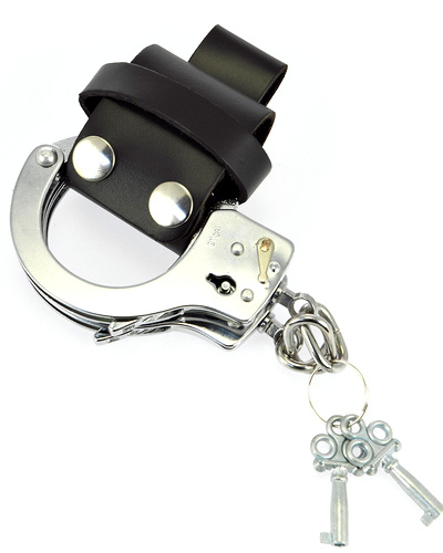 (Bild für) Handschellenhalter aus Leder