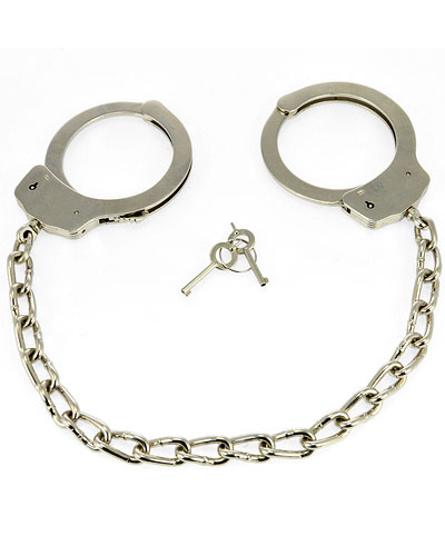 (Bild für) Fußfesseln aus Stahl mit Kette