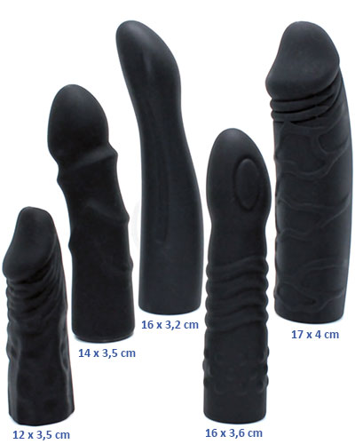 (Bild für) Silikondildo für Strap-On - mehrere Ausführungen