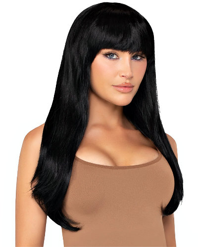 (image for) Black Long Straight Wig