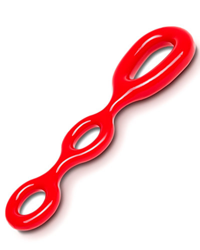 (Bild für) 3-WAY multifunktionales Cock & Ball-Toy von Sport Fucker - rot