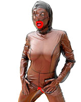 Doll-Catsuit aus PVC - der Anzug für die weibliche Plastikpuppe
