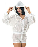 PVC Blouson with Hood - Click Image to Close
