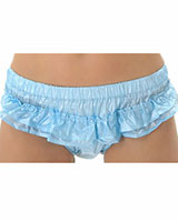 PVC Mini Briefs with Frills