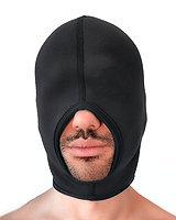 (Bild für) Face Fucker Hood - Neoprenhaube mit großer Mundöffnung