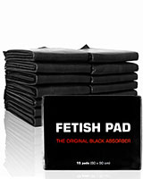 FETISH PAD The Black Absorber - 15 Playsheets for Wet Play