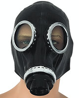Fetish Gas Mask with Hood