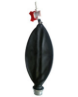 Latex Gas Mask Rebreather Bag with Valve (3 Litre)
