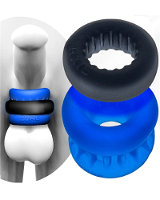 Oxballs ULTRACORE - Core Ball Sstretcher + Axis Ring - Blue Ice