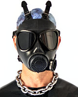 (Bild für) Army Gasmaske mit schwarzen Gläsern