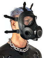 (Bild für) 12D HAMSTER CHEEK "Hamsterbacken" Gasmaske mit doppeltem Lufteinlass