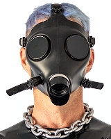 (image for) ALIEN Gas Mask with Polarized Lenses and Metal Eye Caps