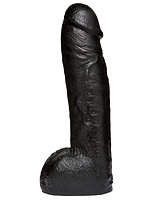 (image for) CODEBLACK 12 Inch Hung - Vac-U-Lock Black Dildo - 30 cm