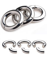 Magnetic Stainless Steel Ball Stretcher / Cock Ring