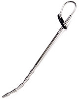 (Bild für) Edelstahl-Penisstick TEAR DROP mit 2 Silikonringen