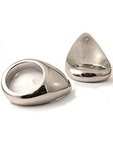 Stainless Steel TEARDROP Cockring - 3 Sizes