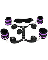 (Bild für) Soft Bondage Bettfessel-Set - zum Schließen ins Bild klicken